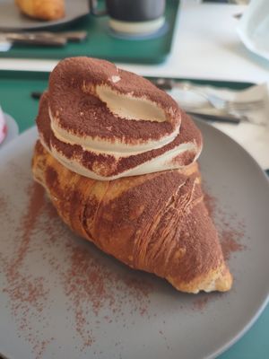 Mocha croissant  #Veganuary at Nuldam Space - 널담은공간 경복궁점 in Seoul