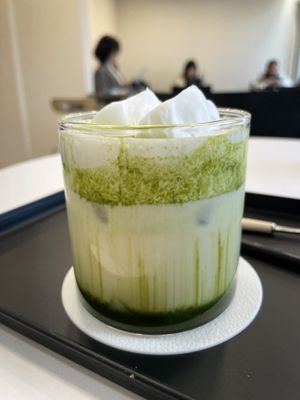 Matcha - premade syrup   at Nuldam Space - 널담은공간 경복궁점 in Seoul
