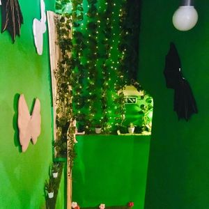 Our little jungle at O Ninho Family Bar in Lagos