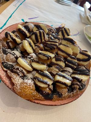 Vegan bubble waffle   at O Ninho Family Bar in Lagos