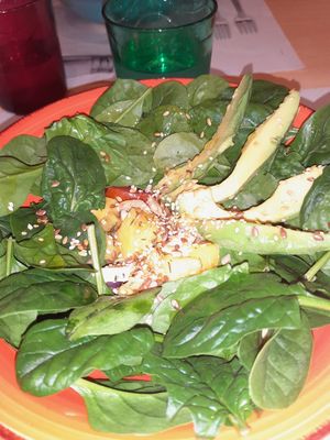 Salad exotica at O Ninho Family Bar in Lagos