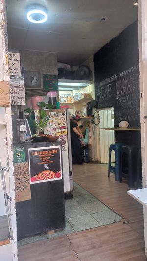 View to inside at V De Vegano  in Mexico City