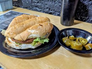 Torta at V De Vegano  in Mexico City