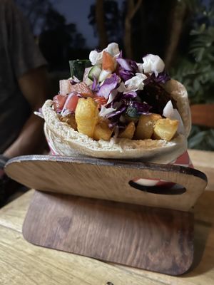 Falafel   at El Falafeliz in Tulum