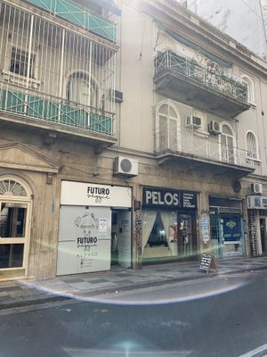The place is quite discreet, it may look closed due to the main white sticker on the window    at Futuro Veggie - Congreso in Buenos Aires