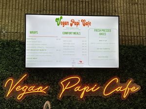 Menu  at Vegan Papi Caribbean Fusion Cafe in Atlanta