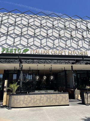 outside   at Pesto in San Diego