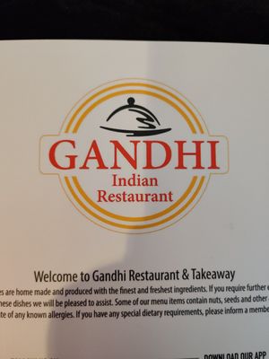  at Gandhi Indian Restaurant & Takeaway in Stoke-on-trent