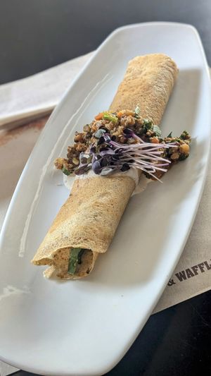 🥞 Vegan Boloñesa/Vegan Bolognese - $ 20.8k at Crepes & Waffles - San Pedro in Cartagena