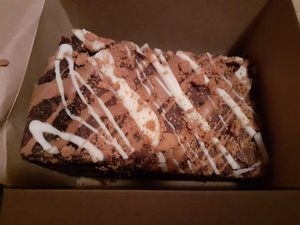 Vegan biscoff brownie at Dot Bagels - Heaton in Newcastle Upon Tyne
