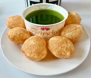 Pani puri at MyGovindas - JLT in Dubai