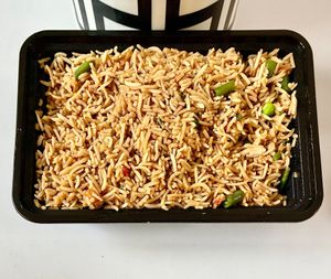 Vegetable fried rice  at MyGovindas - JLT in Dubai