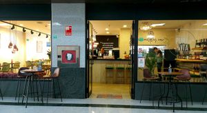 Looking in from outside at Puravita Vegan  in Estepona