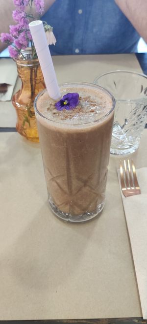 Peanut butter and Banana smoothie 😍 at Puravita Vegan  in Estepona