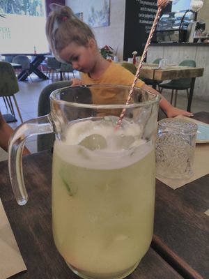 Home-made lemonade: gurgle gurgle at Puravita Vegan  in Estepona