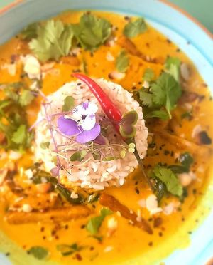 A work of art to look at and so delicious! at Puravita Vegan  in Estepona