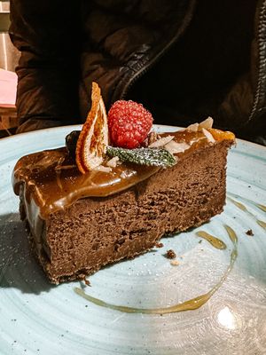 Caramel cheesecakee  at Puravita Vegan  in Estepona