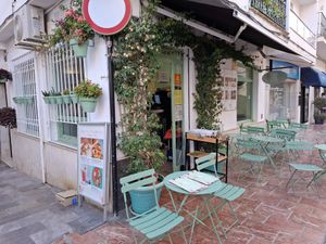 Outside at Puravita Vegan  in Estepona