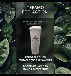 30 cent discount for reusing your cup at TEEAMO in Muenster