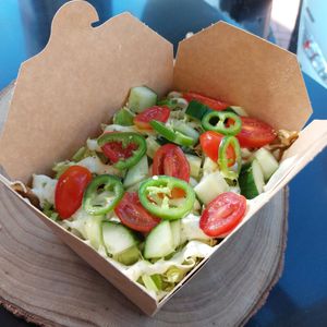 Vegan kapsalon at Mr. Vegan Foodbar in Groningen