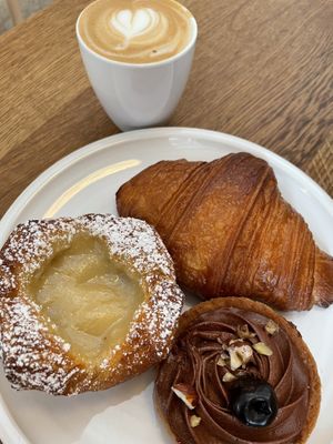 My breakfast plate  at FREA Bakery in Berlin