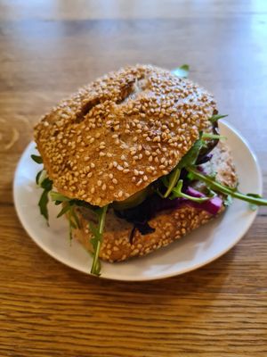 Tasty sandwich at FREA Bakery in Berlin