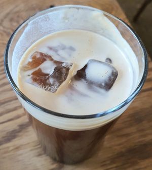 iced americano #Veganuary at FREA Bakery in Berlin