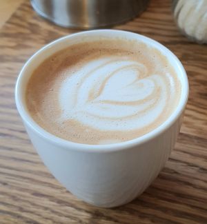 cappuccino  #Veganuary at FREA Bakery in Berlin