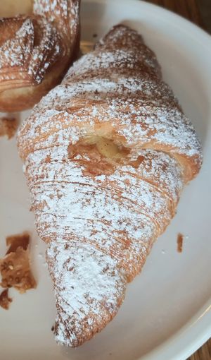 croissant with pistachio cream filling #Veganuary at FREA Bakery in Berlin
