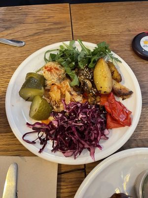 Savory breakfasts   at FREA Bakery in Berlin