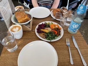 FREA mixed breakfast  at FREA Bakery in Berlin