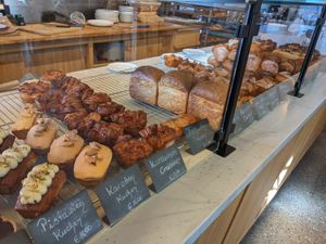 Selection of pastries at FREA Bakery. at FREA Bakery in Berlin