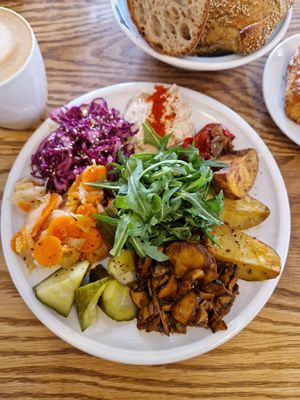 Savory Plate at FREA Bakery in Berlin