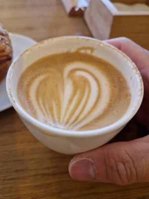 Most delicious Cappu at FREA Bakery in Berlin