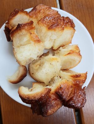 cardamom croissant - inside at FREA Bakery in Berlin