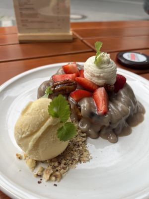 The french toast   at FREA Bakery in Berlin