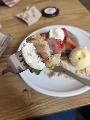 The french toast   at FREA Bakery in Berlin