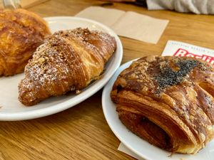 Assortment of pastries at FREA Bakery in Berlin