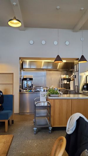 Kitchen at FREA Bakery in Berlin