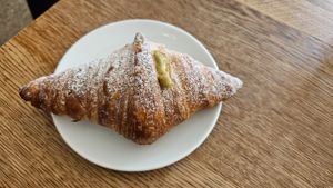 Pistaziencroissant at FREA Bakery in Berlin