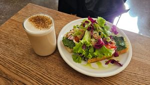 Flatbread Toast at FREA Bakery in Berlin