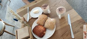 My breakfast at FREA Bakery in Berlin