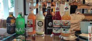 Drinks at FREA Bakery in Berlin