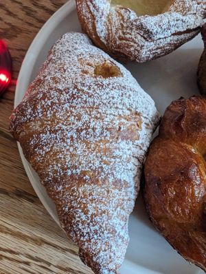Pistachio croissant at FREA Bakery in Berlin