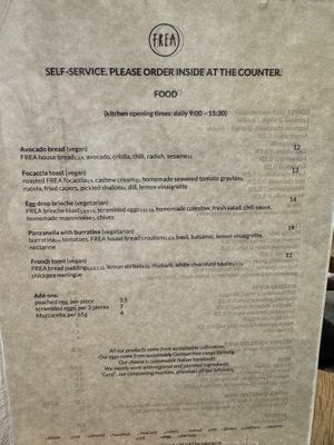 No longer vegan apparently  at FREA Bakery in Berlin