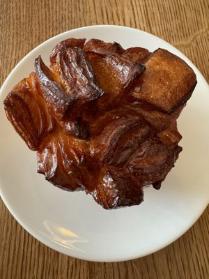 Cardamom croissant (pastries are still vegan)  at FREA Bakery in Berlin