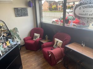 Some comfy seats  at Steamers Coffee House in Bilston