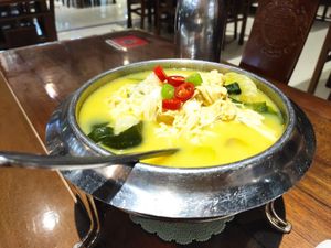 Soup at Fu Hui Ci Yuan Vegetarian Restaurant in Beijing