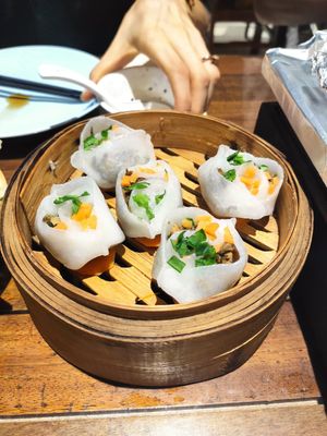 Dumplings at Fu Hui Ci Yuan Vegetarian Restaurant in Beijing
