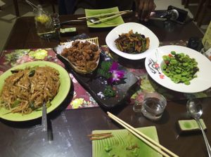 great food at Fu Hui Ci Yuan Vegetarian Restaurant in Beijing